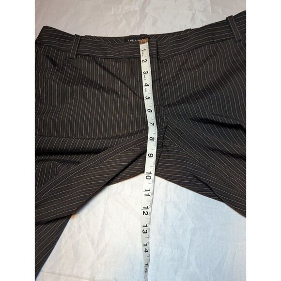 THE LIMITED pinstripe stretch Drew fit bermuda shorts Women's Size Size 6 Busine - Picture 13 of 15